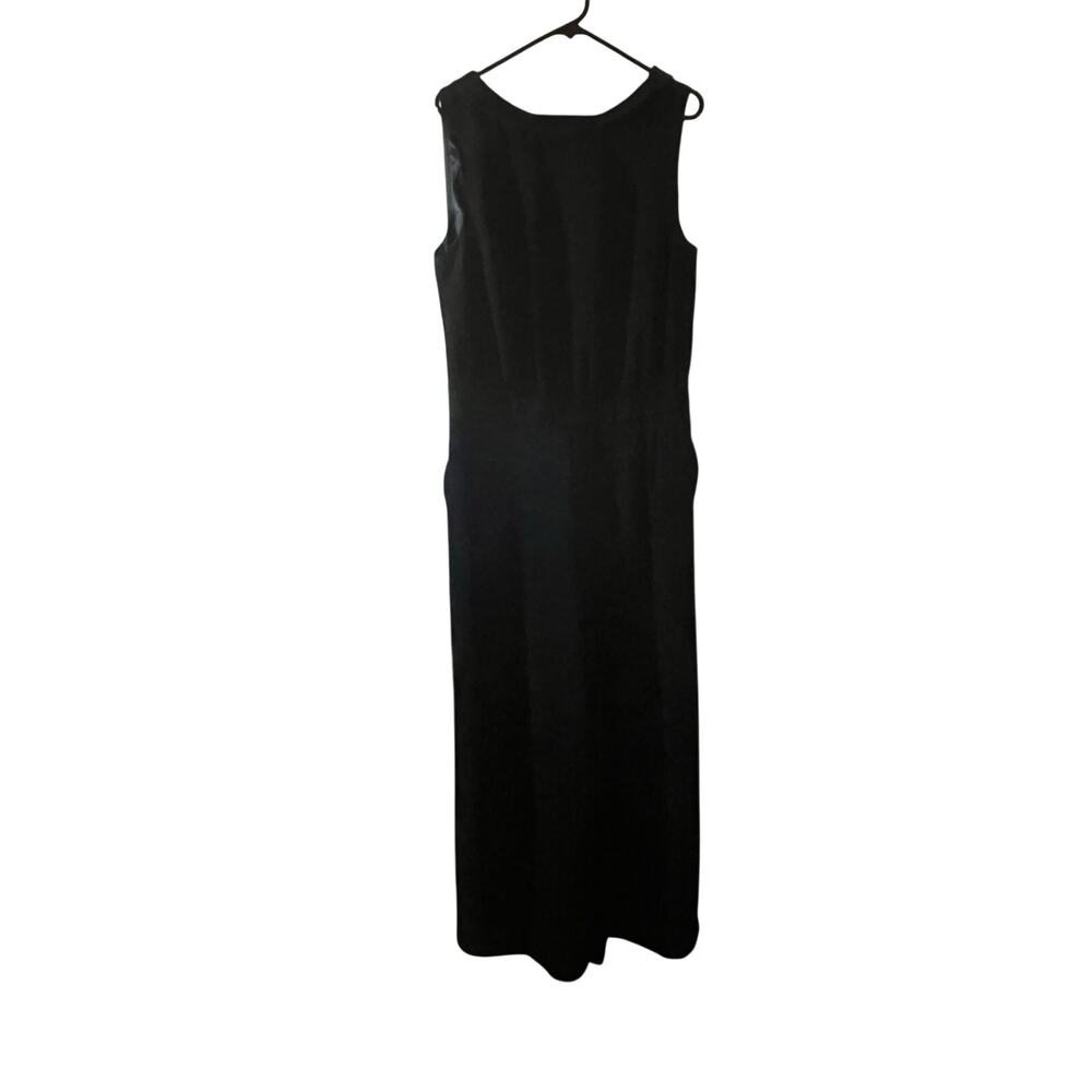 Boden Womens 12R Black Clarissa Jumpsuit‎ Sleeveless Wide Leg Pockets